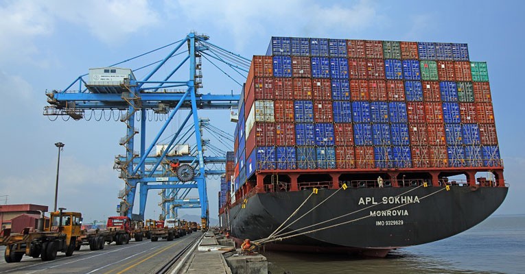 Container Terminal at JNPT, Mumbai