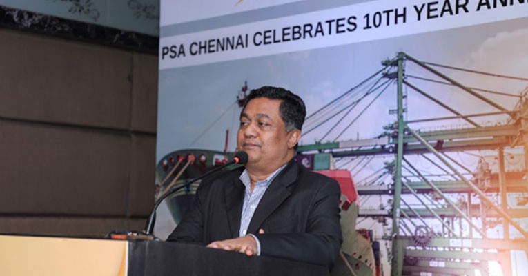 Cyril George, deputy chairman of Chennai Port 