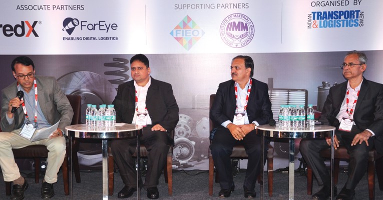 (L-R): Rakesh Pathak, Prof. Supply Chain & Logistics Management; Deepak Pandita, Assistant GM, Leadec Industrial Services; Sudhir Gupta, Partner, Blue Ocean Global;  Shashikant Kulkarni, Treasurer, Indian Institute of Materials Management (IIMM)