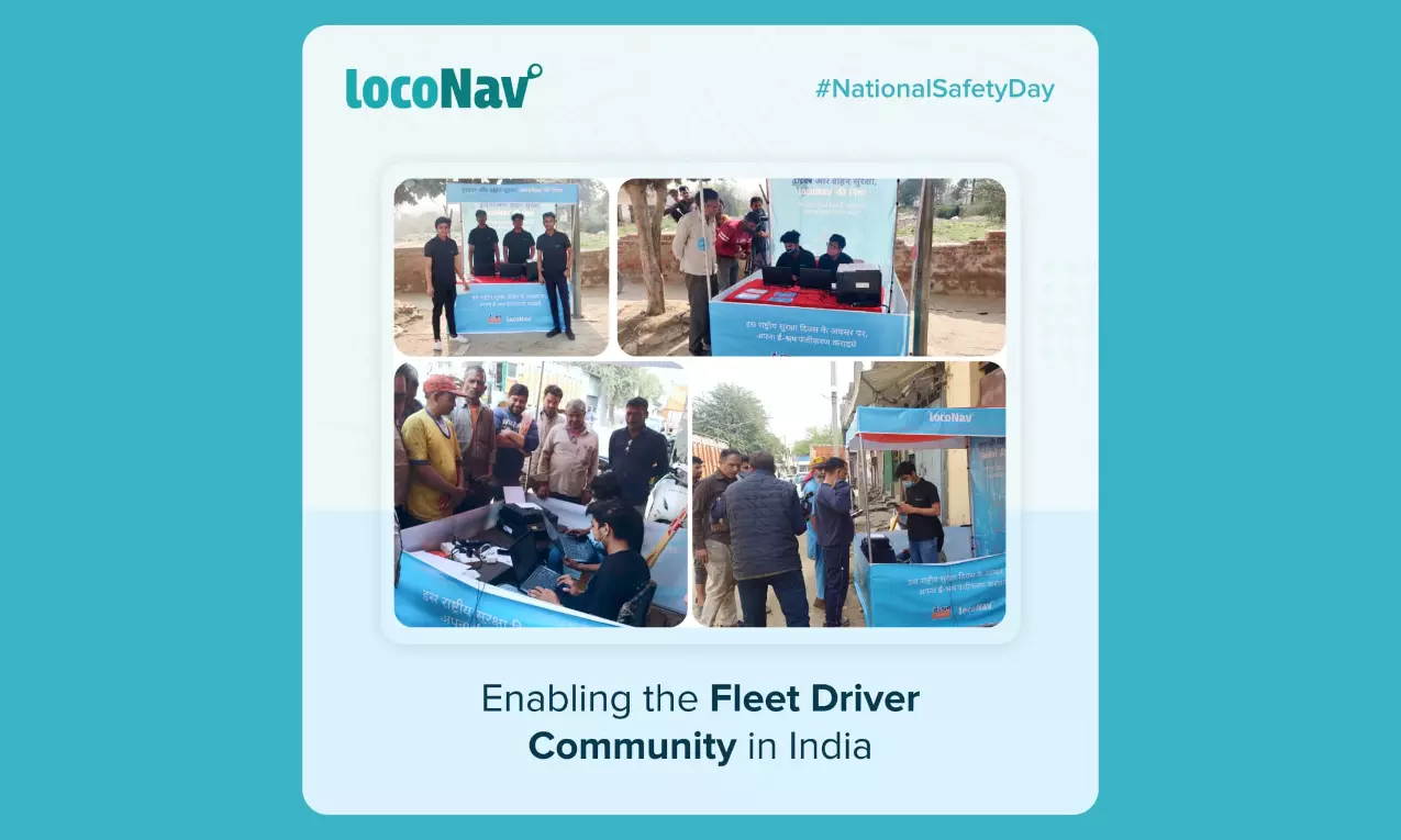 LocoNav sets up e-Shram camps for drivers on National Safety Day
