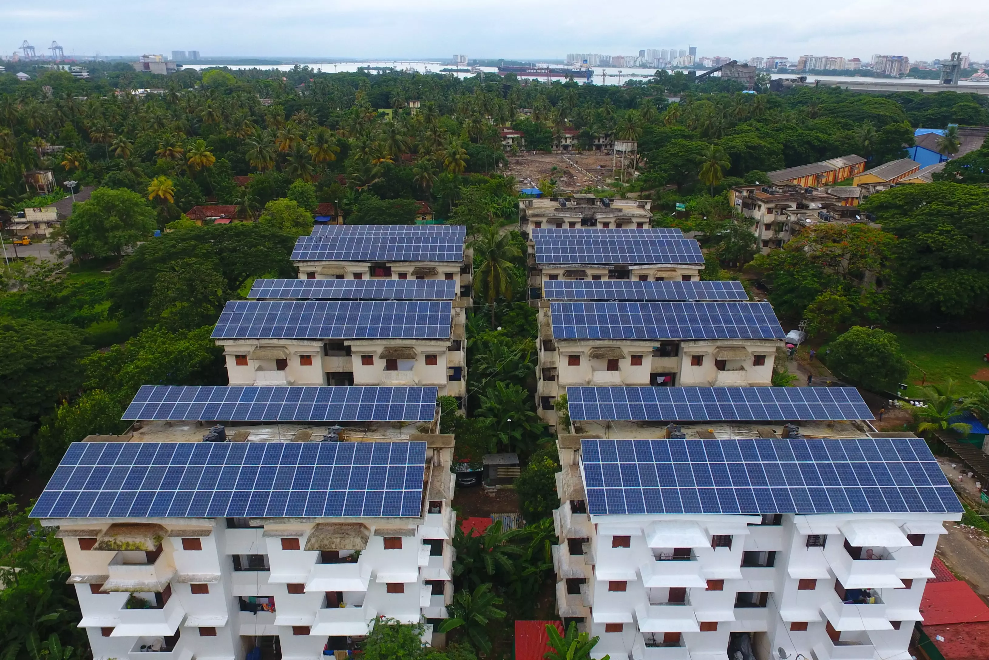 Rooftop solar installations at Cochin Port Rooftop solar installations at Cochin Port