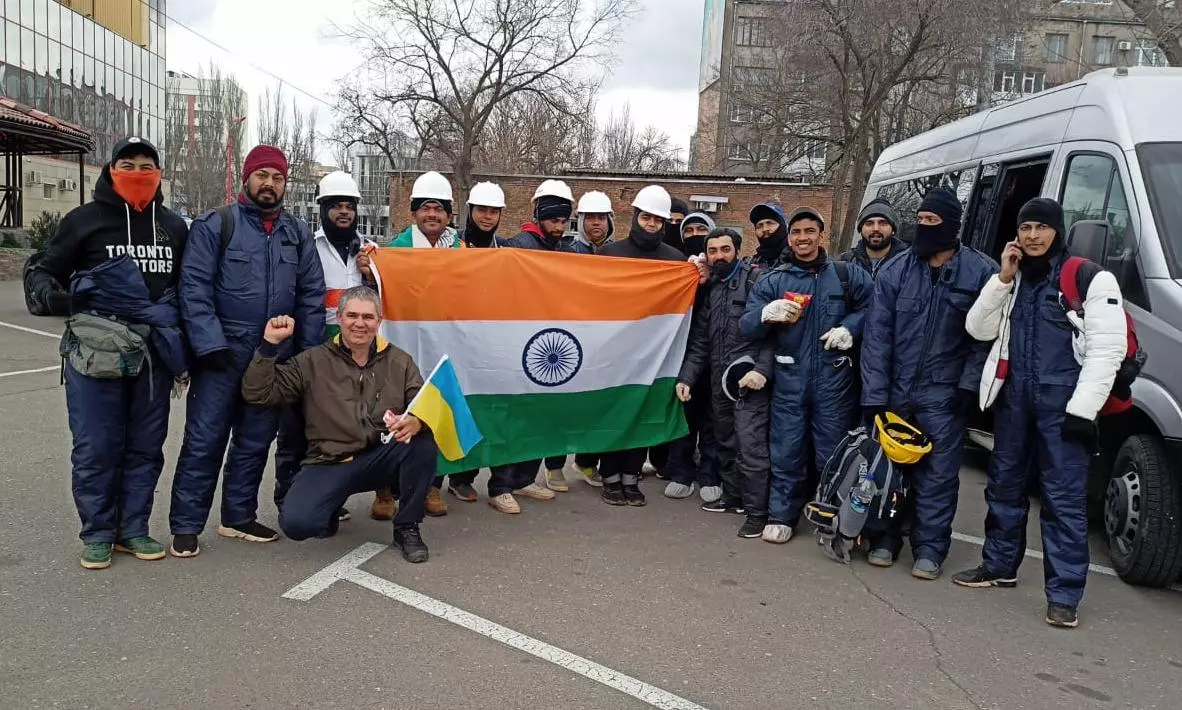 45 Indian seafarers rescued from Ukraine 45 Indian seafarers rescued from Ukraine