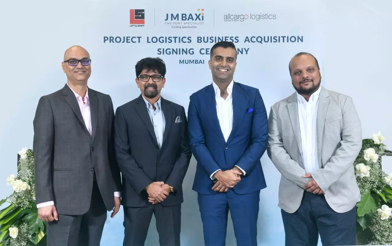 J M Baxi to acquire Allcargos project forwarding & logistics business