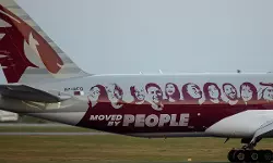 Qatar Airways Cargo takes off with Moved by People livery Qatar Airways Cargo takes off with Moved by People livery