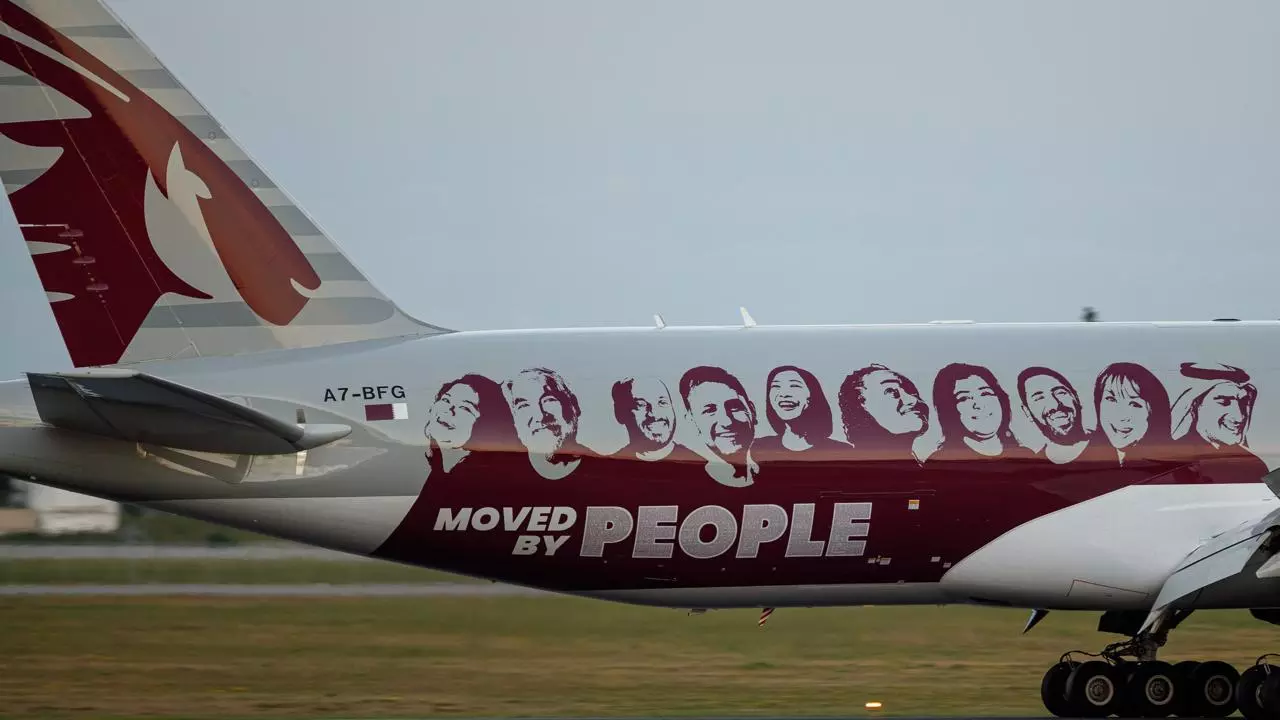 Qatar Airways Cargo takes off with Moved by People livery