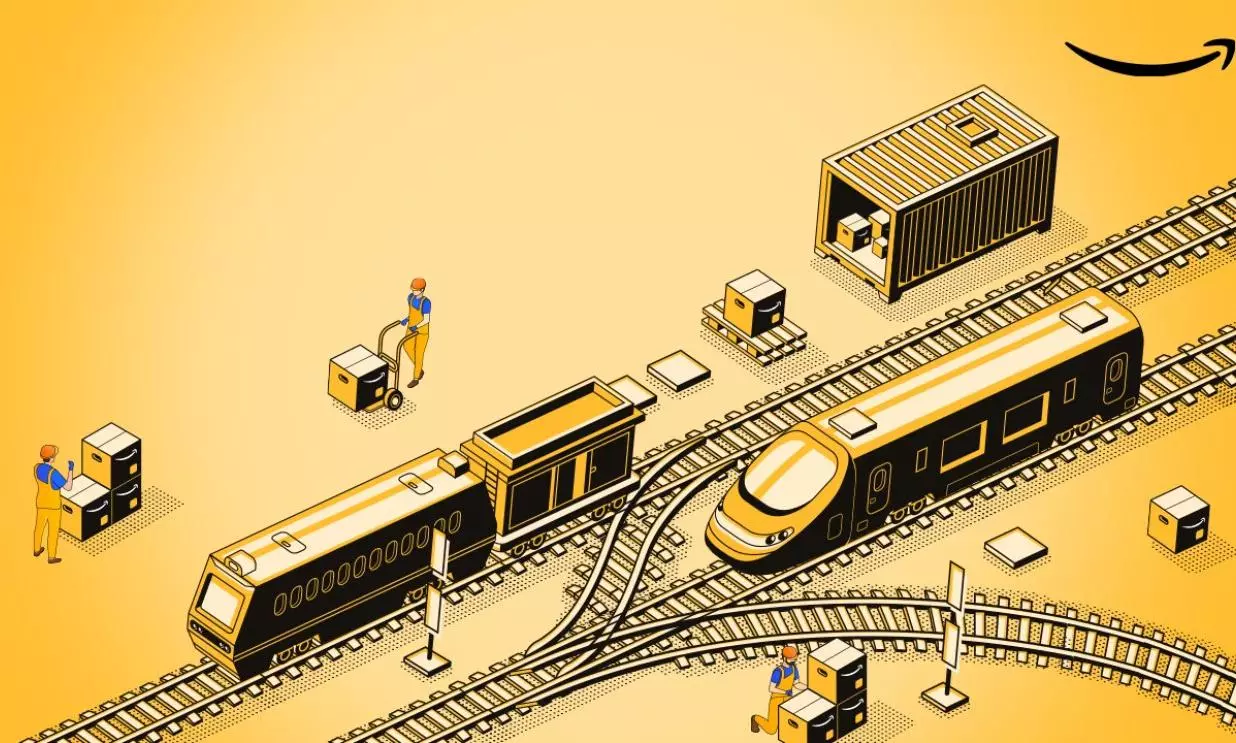 Amazon strengthens inter-city transportation with Railways