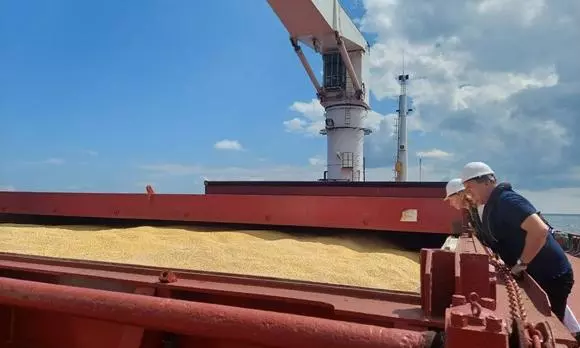 First ship sails from Ukraine with 26,000 tonnes food