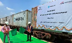 APM Pipavav receives first block train of D D International with rice