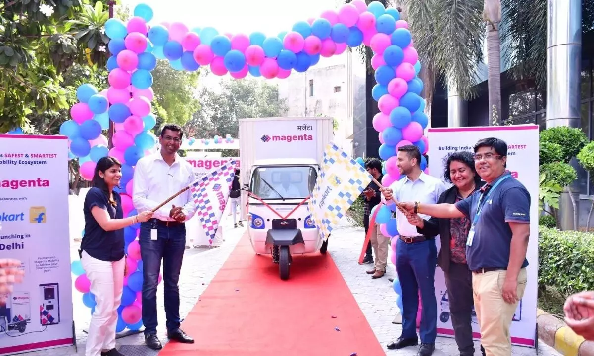 Magenta Mobility enters Delhi markets, partners with Flipkart to bring EVs to its fleet Magenta Mobility enters Delhi markets, partners with Flipkart to bring EVs to its fleet