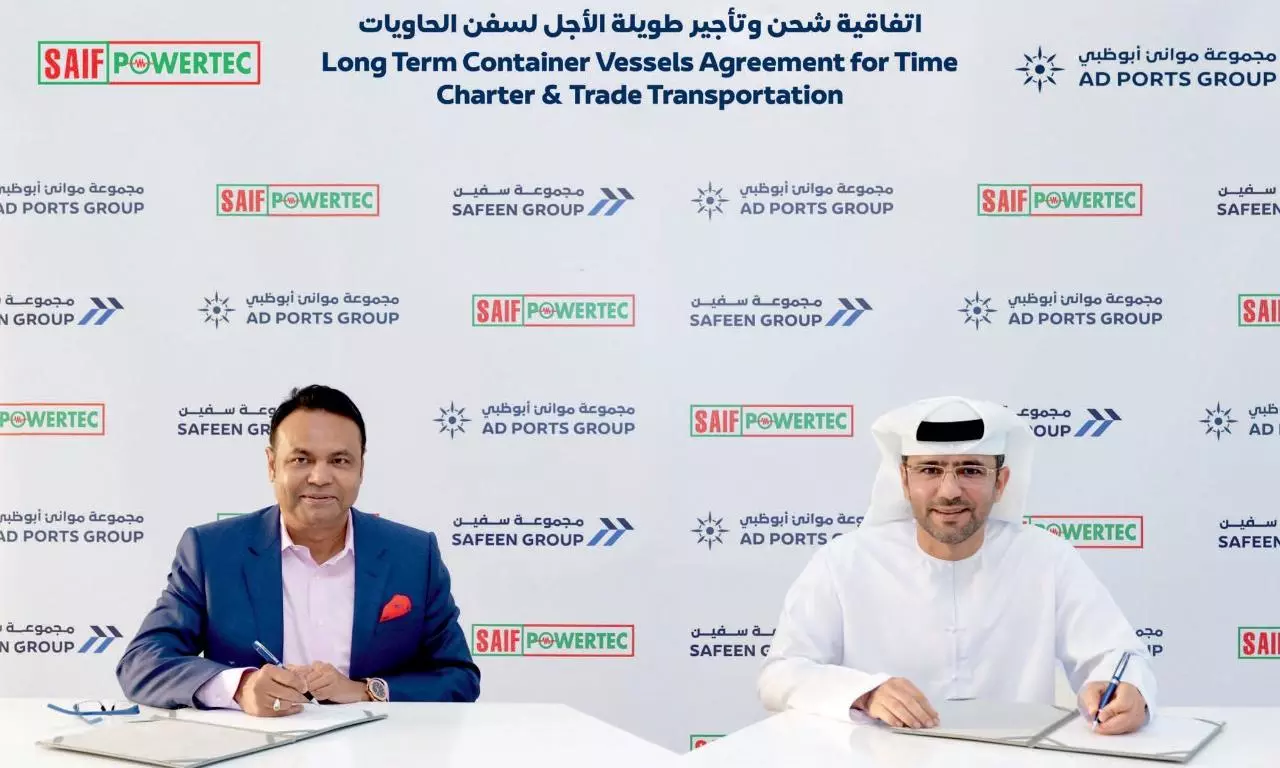 SAFEEN Feeders, Saif Powertec sign long-term charter agreement