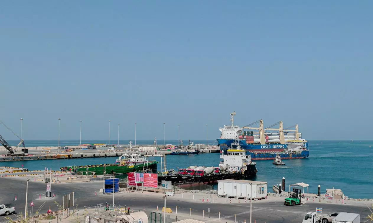 AD Ports Group welcomes 1st intl shipment at Mugharraq Port