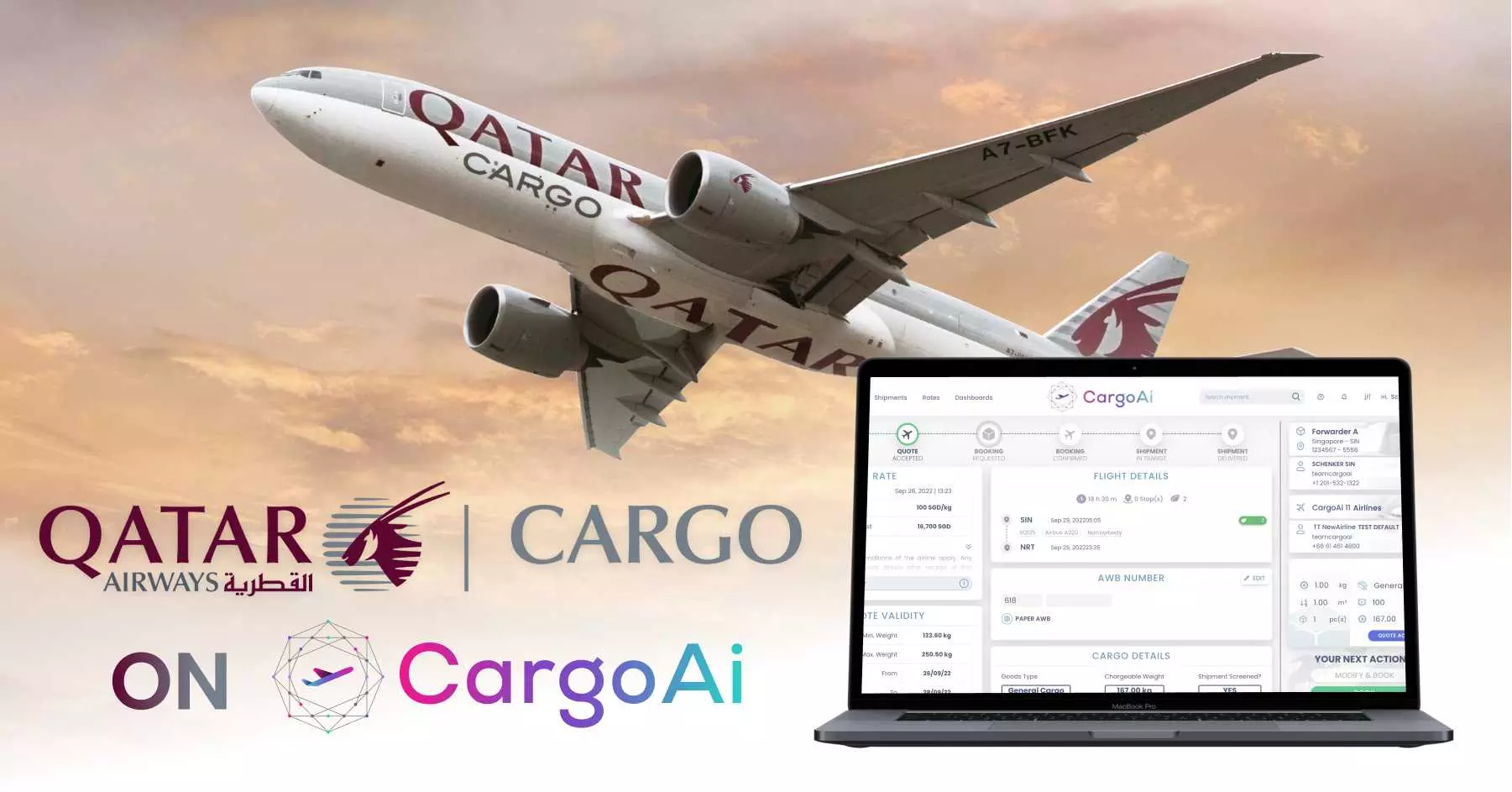 CargoAi welcomes Qatar Airways Cargo