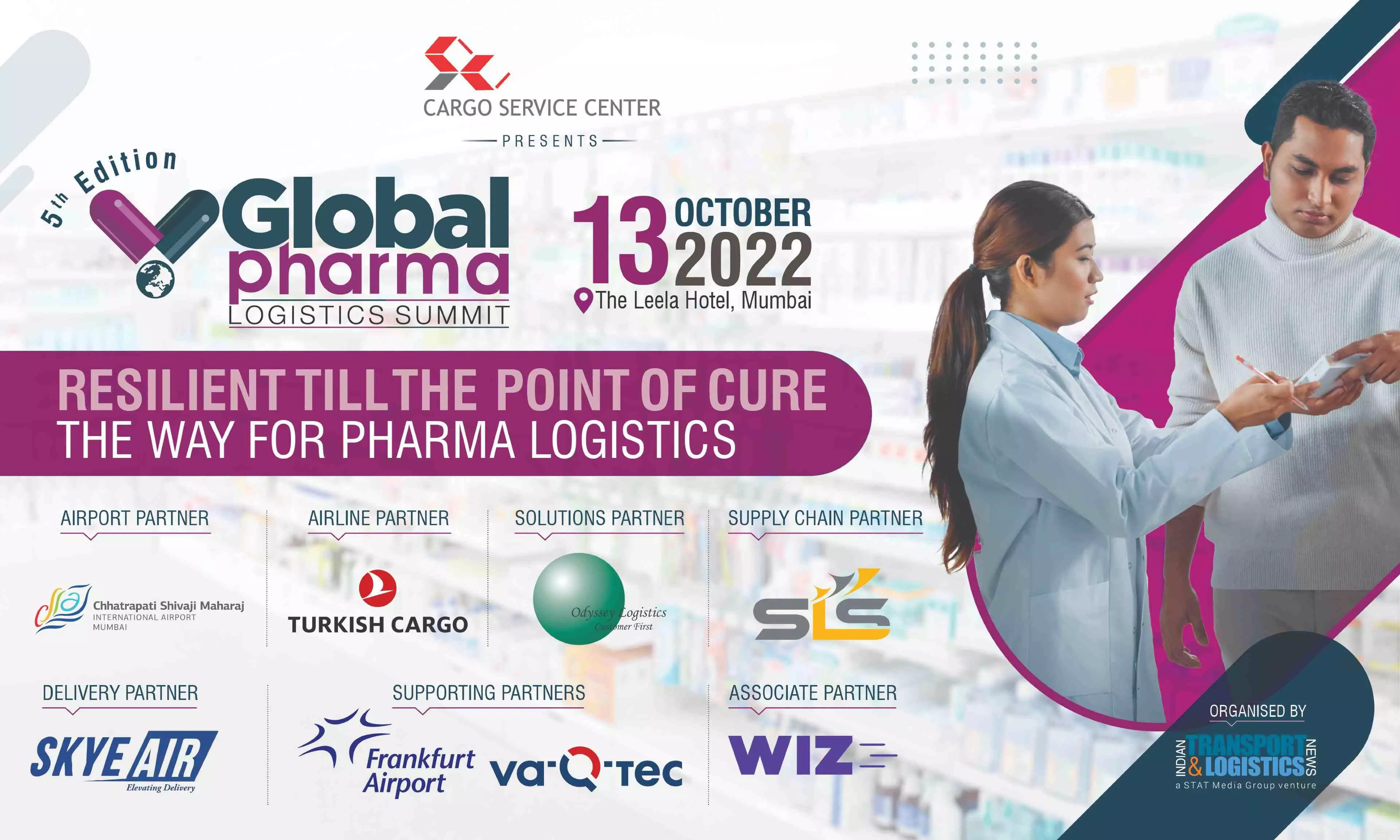 See you tomorrow in Mumbai for 5th edition of Global Pharma Logistics Summit