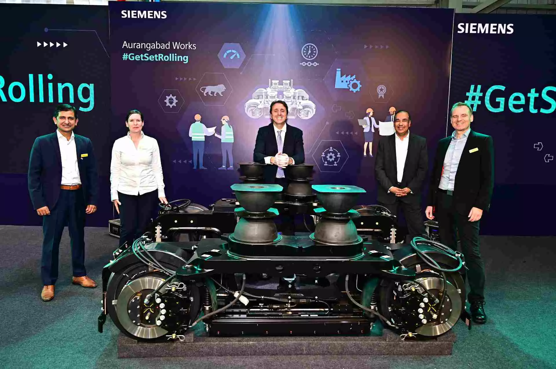 Siemens Limited sets up a state-of-the-art production facility for bogies in Aurangabad