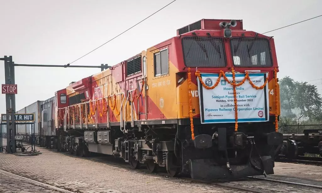 Maersk flags off Pratigya Express from NCR to Pipavav