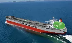 K Line to launch ammonia-based ship service in 2026