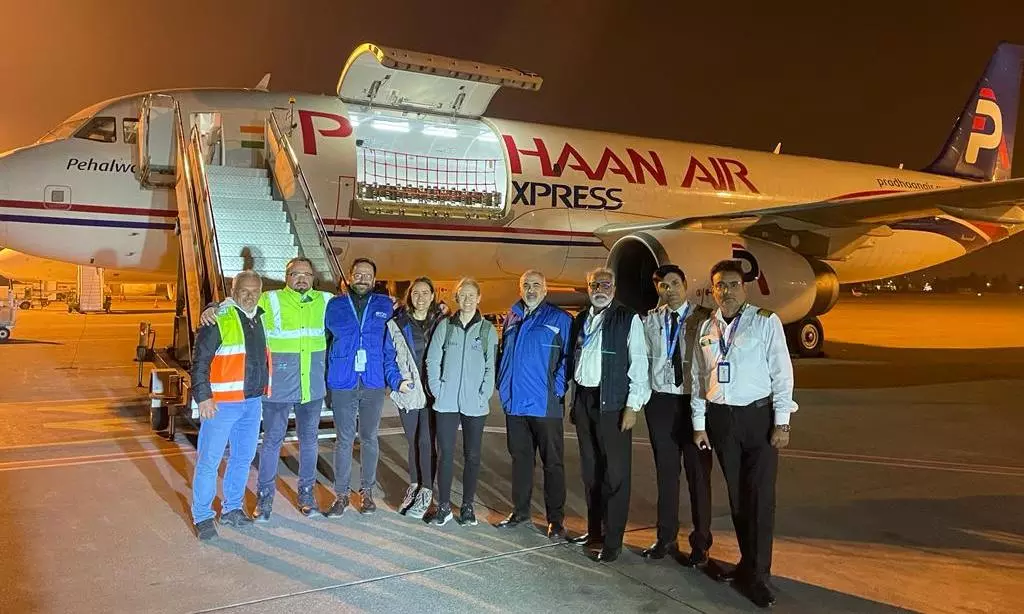 Pradhaan Air Express operates relief flight from India to Turkiye