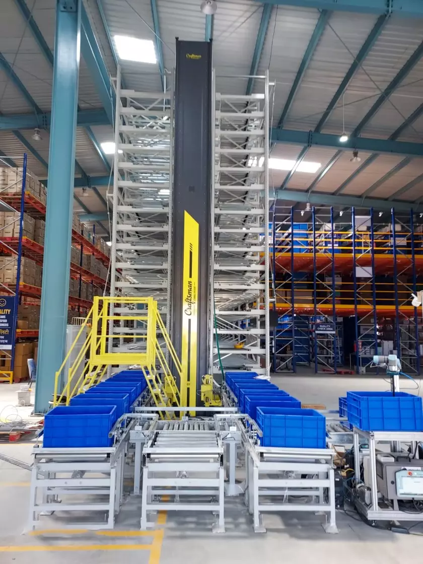 Mini-load automated storage and retrieval system (ASRS)