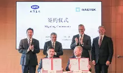 Maersk, Shanghai Port Group sign deal for green methanol bunkering Maersk, Shanghai Port Group sign deal for green methanol bunkering