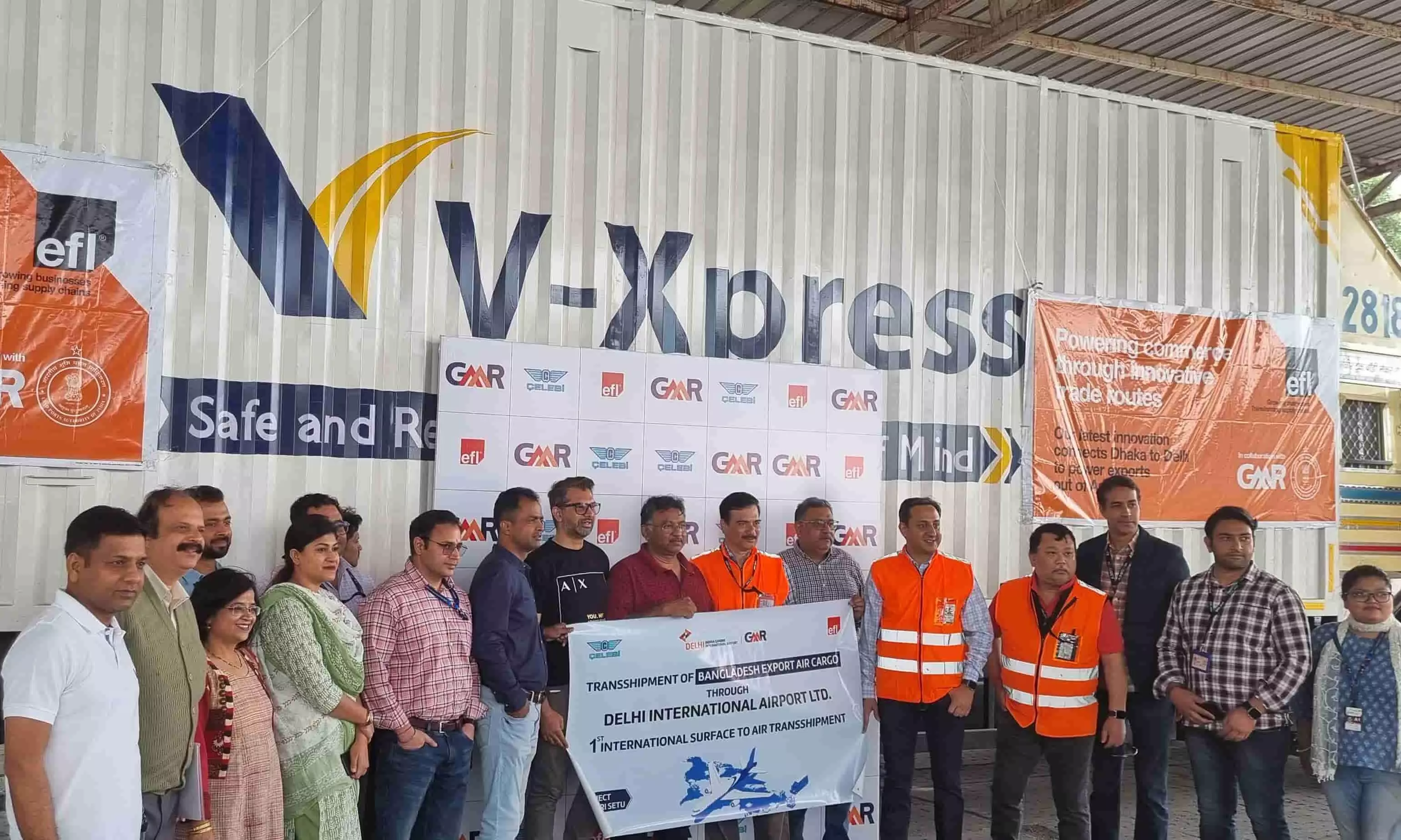 V-Xpress moves first consignment of Spain-bound export cargo Dhaka to Delhi