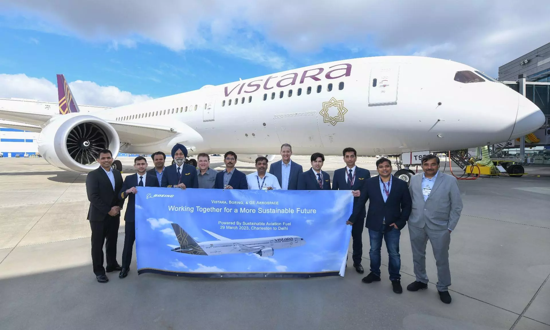 Vistara becomes first Indian airline to operate long-haul wide-body aircraft on SAF Vistara becomes first Indian airline to operate long-haul wide-body aircraft on SAF