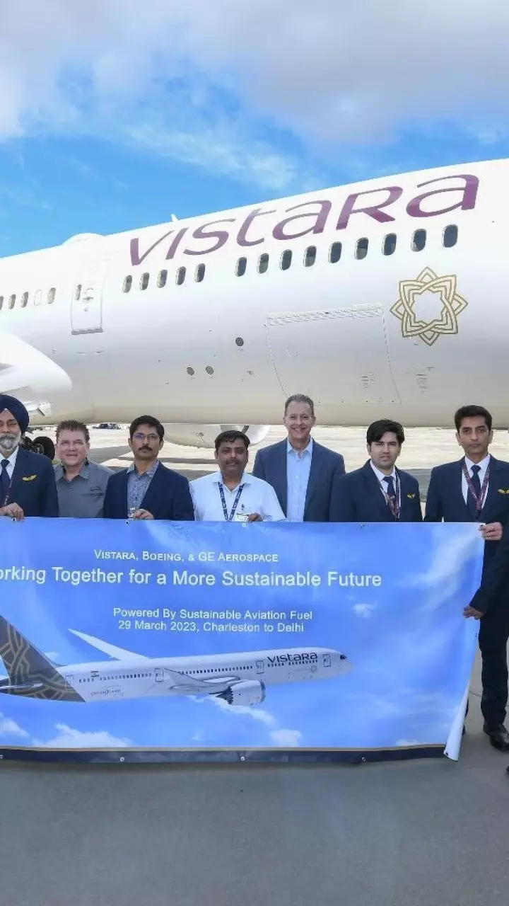 Vistara first Indian airline to operate wide-body aircraft on long-haul with SAF