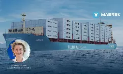 European Commission Prez to be godmother of Maersks 1st green vessel European Commission Prez to be godmother of Maersks 1st green vessel
