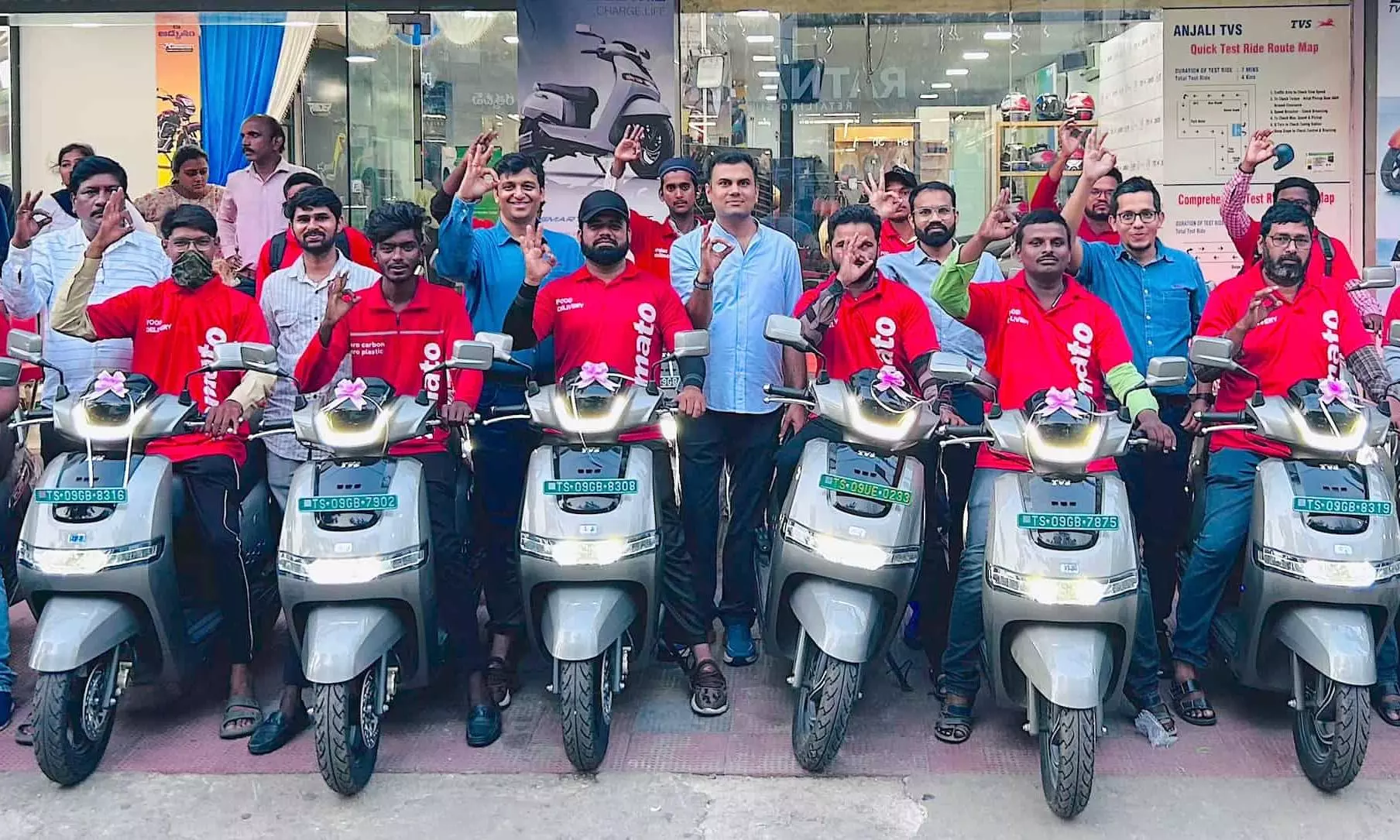 TVS Motor, Zomato to accelerate last mile green deliveries