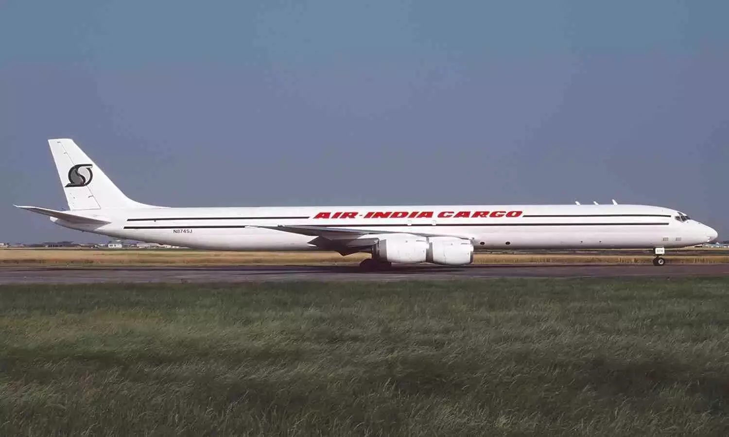 Air-India Cargo DC-8 freighter in Belgium, July 1994 (Source: Airliners.net)