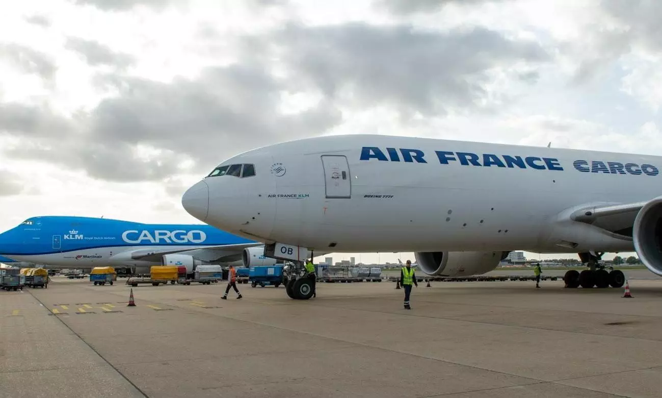 Air France-KLM Group Q2 cargo revenue down 34%