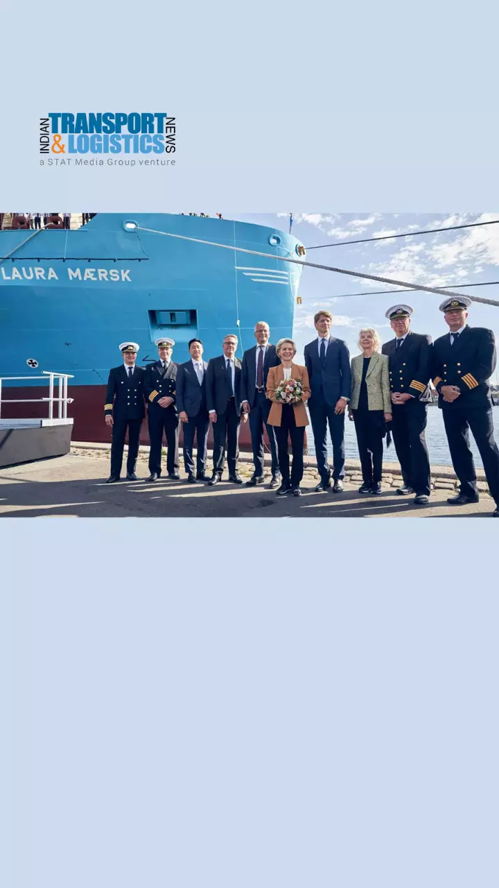 Laura Maersk - EU Commission President names landmark methanol vessel