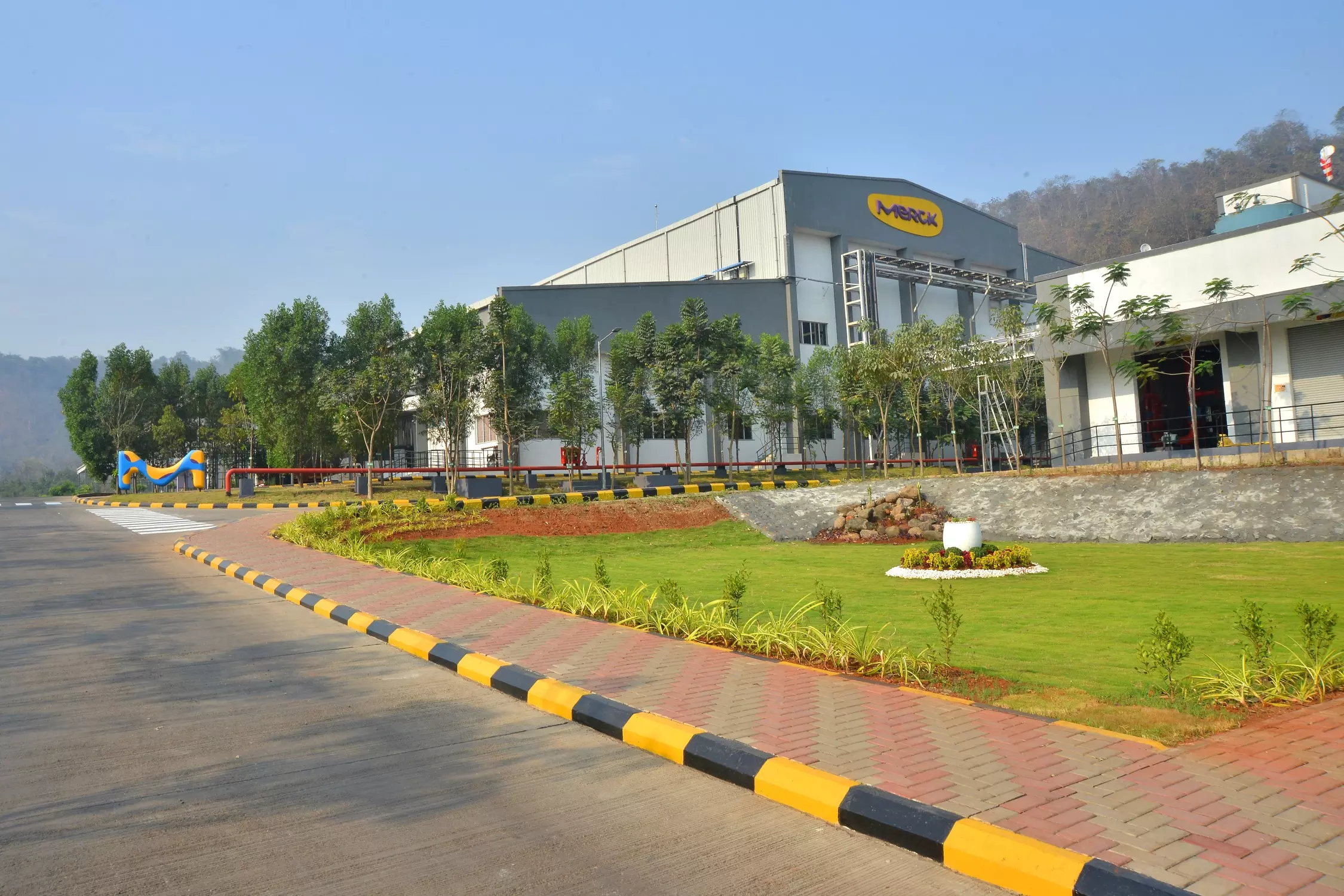Merck’s distribution centre and quality control lab in Patalganga, Navi Mumbai Merck’s distribution centre and quality control lab in Patalganga, Navi Mumbai