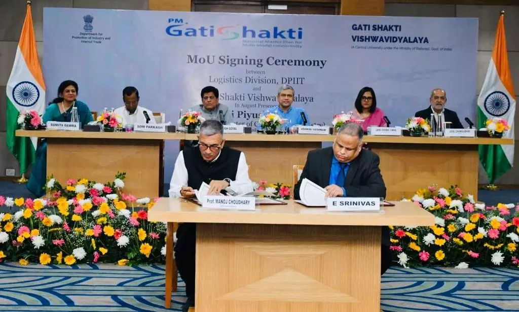 DPIIT, GSV sign MoU to develop PM Gati Shakti courses