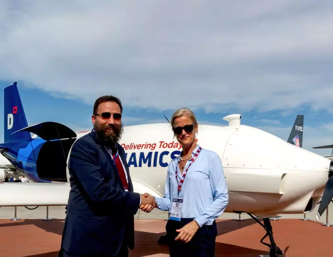 Svilen Rangelov, Co-Founder and CEO, Dronamics and Elisabeth Oudkerk, SVP, Cargo Sales & Network Planning, Qatar Airways Cargo  