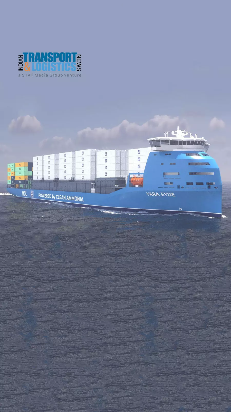 Yara Eyde - worlds first ammonia-powered container ship
