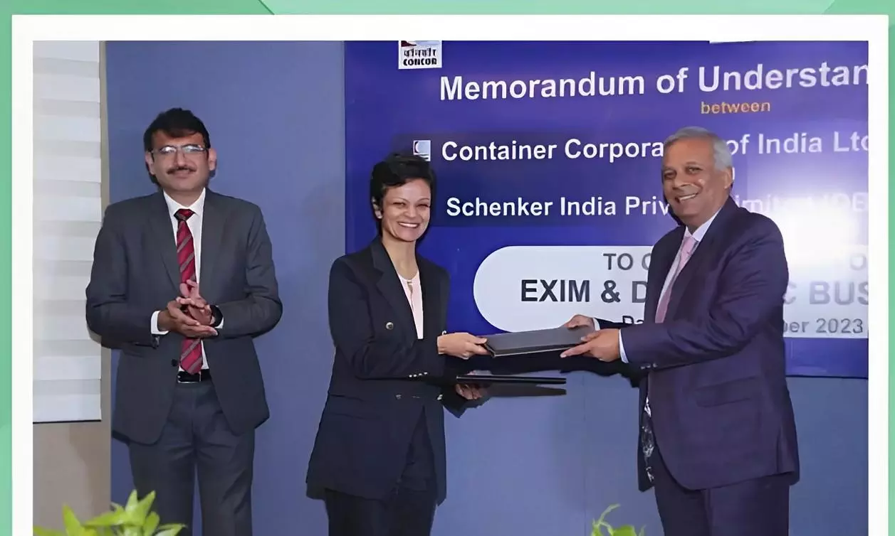 Concor, DB Schenker sign MoU for exim, domestic business