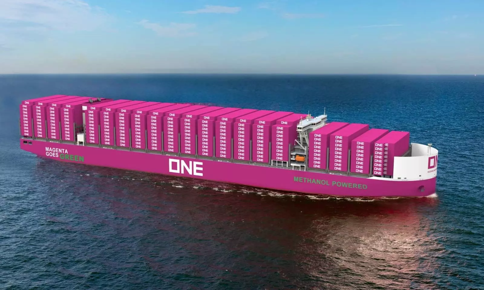 Ocean Network Express to buy (12) 13,000 TEU methanol dual-fuel ships