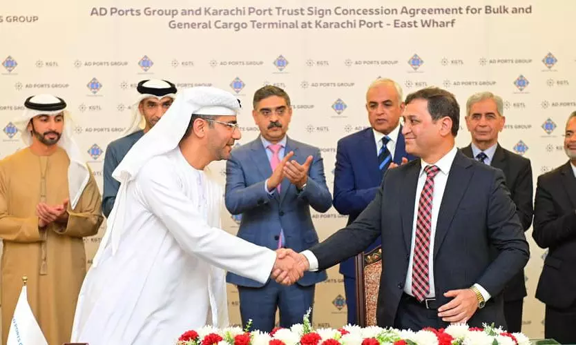 AD Ports signs deal for bulk, general cargo terminal at Karachi Port AD Ports signs deal for bulk, general cargo terminal at Karachi Port