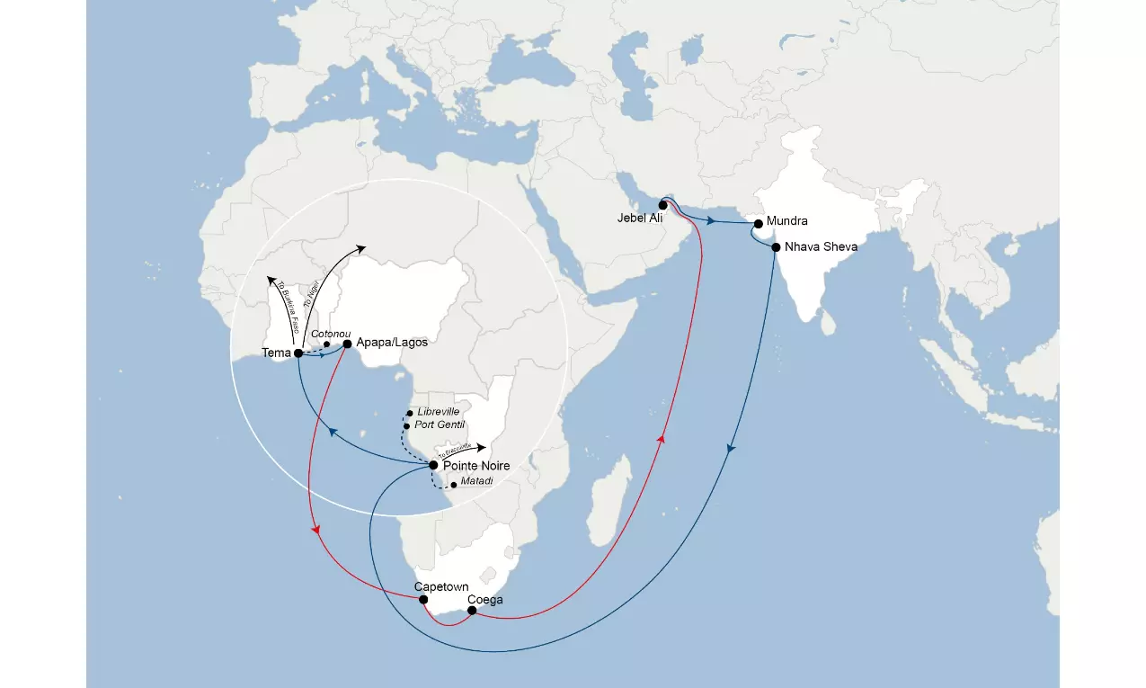 CMA CGM to reshuffle Africa-India-Middle East services