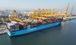 Ane Maersk makes first call in Dubai at DP World, Jebel Ali Ane Maersk makes first call in Dubai at DP World, Jebel Ali