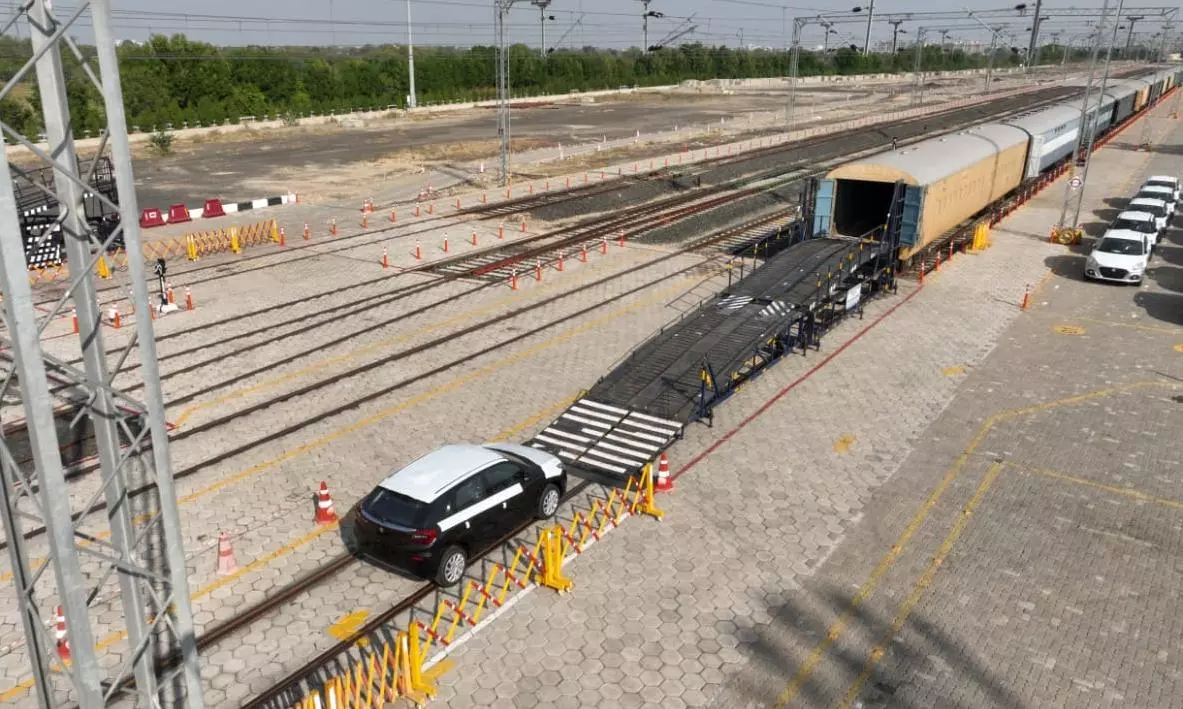 Maruti Suzuki dispatches 2 million vehicles through Indian Railways Maruti Suzuki dispatches 2 million vehicles through Indian Railways