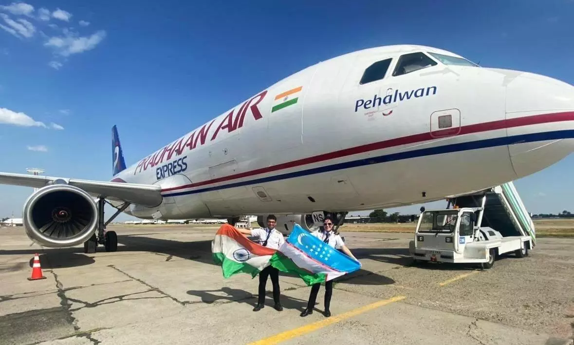 Pradhaan Air Express launches maiden flight from Mumbai to Tashkent Pradhaan Air Express launches maiden flight from Mumbai to Tashkent