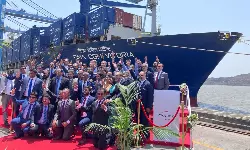 CMA CGM Vitoria flags off as first foreign vessel under Indian flag CMA CGM Vitoria flags off as first foreign vessel under Indian flag
