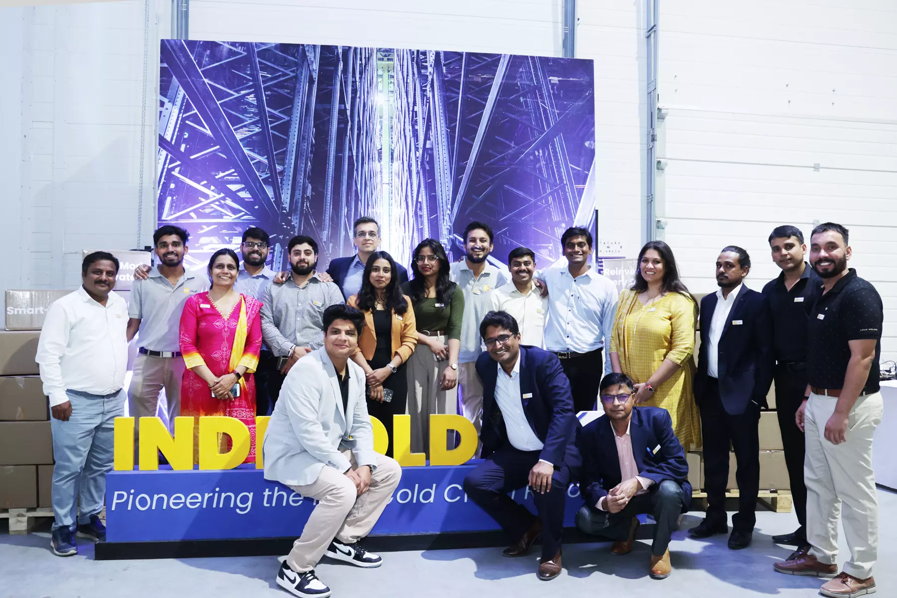 Indicold team during the launch of the new Detroj facility. Indicold team during the launch of the new Detroj facility.