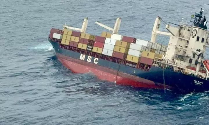 Indian Coast Guard, Indian Navy rescue 24 crew members of MSC ELSA 3 Indian Coast Guard, Indian Navy rescue 24 crew members of MSC ELSA 3