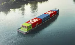 CMA CGM launches first 100% electric river barge with NIKE in Vietnam CMA CGM launches first 100% electric river barge with NIKE in Vietnam