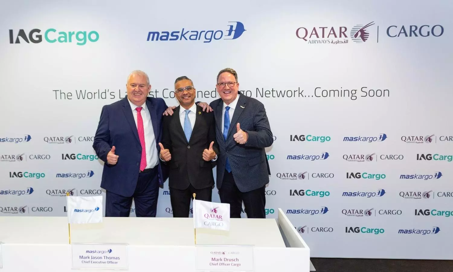 Qatar, IAG and MASkargo plan new cargo network across key regions Qatar, IAG and MASkargo plan new cargo network across key regions