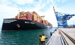 MSC IRINA makes historic South Asia debut at Vizhinjam Port MSC IRINA makes historic South Asia debut at Vizhinjam Port