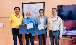 The MoU was signed by Amit Kumar Singh, Executive Director, CTRAM, and Vikash Khatri, Founder of Aviral Consulting, in the presence of Surendra Ahirwar, Executive Director Traffic Commercial and Executive Director – Gati Shakti (Traffic), Ministry of Railways. The MoU was signed by Amit Kumar Singh, Executive Director, CTRAM, and Vikash Khatri, Founder of Aviral Consulting, in the presence of Surendra Ahirwar, Executive Director Traffic Commercial and Executive Director – Gati Shakti (Traffic), Ministry of Railways.