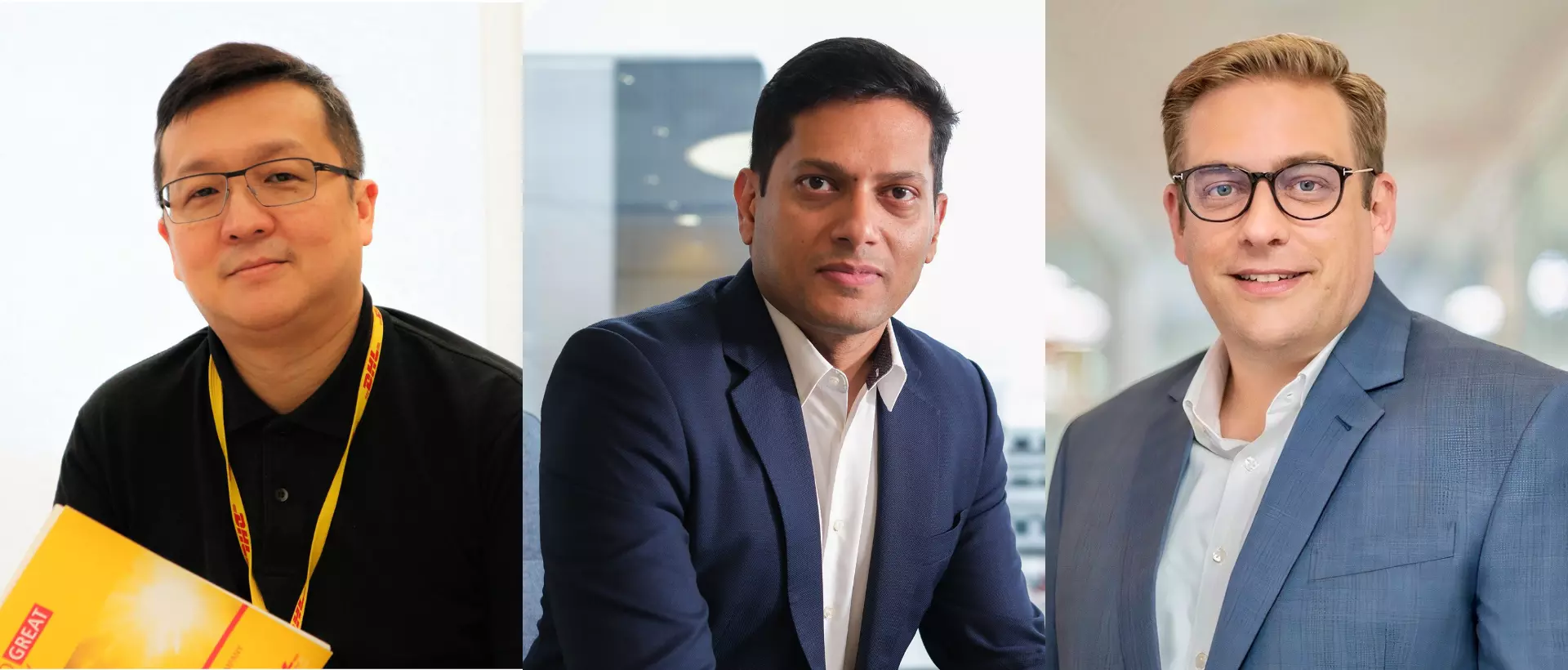 From L to R: Christopher Lim, Praveen Gregory, and Bjoern Schoon will assume their new appointments effective 1 August 2025